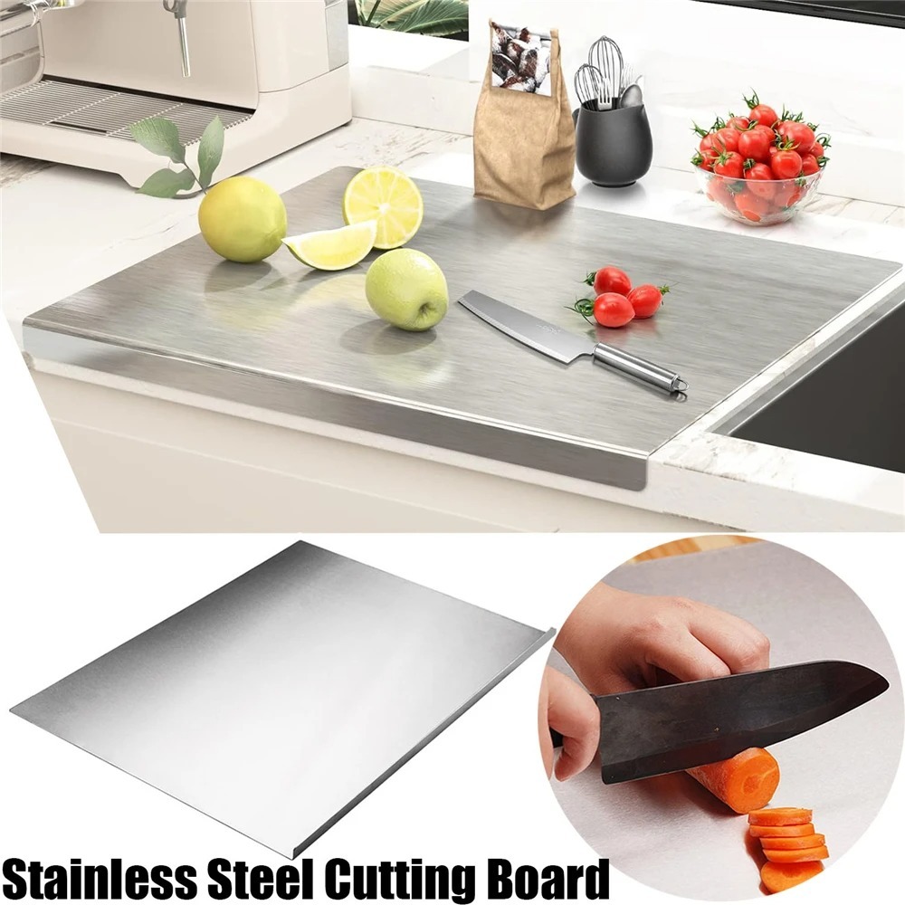 Meal Prep Chef - Papan Pemotong Berbentuk L Baja Tahan