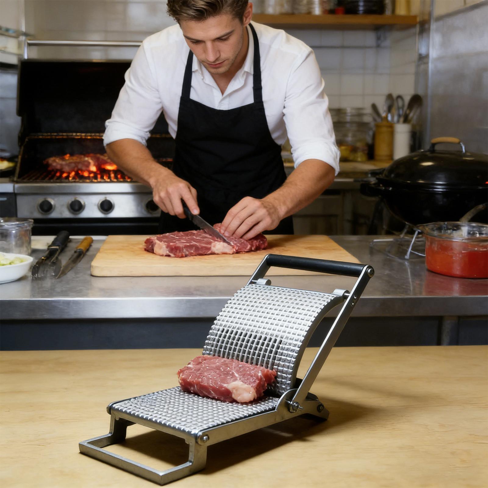 Meal Prep With Chicken - Alat Pelunak Daging Manual Stainless Steel,