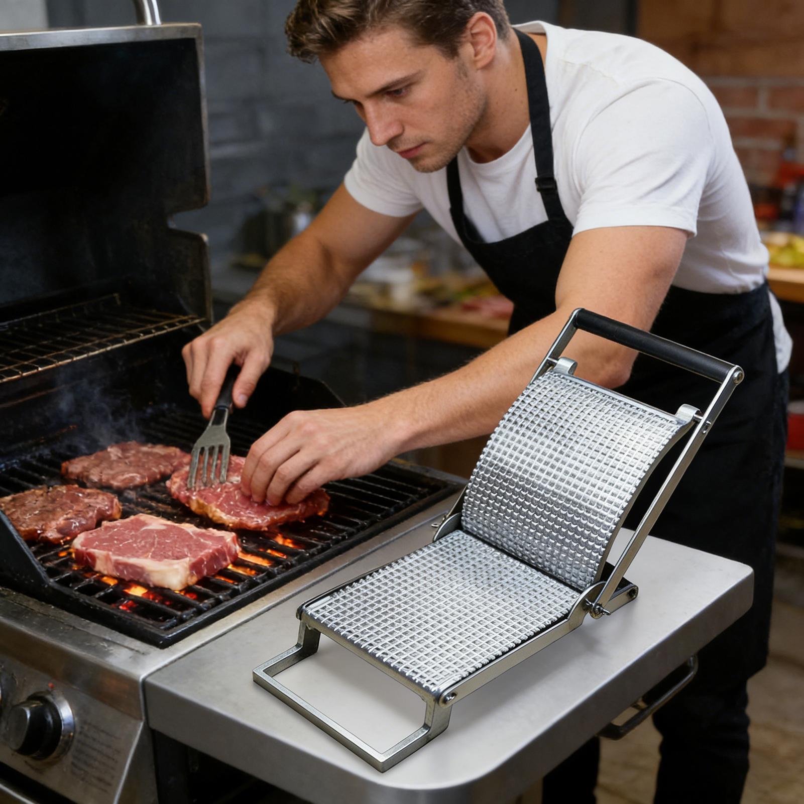 Meal Prep With Chicken - Alat Pelunak Daging Manual Stainless Steel,