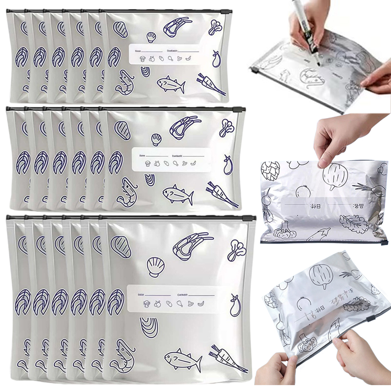 Meal Prep Chef - 48 Unit Tas Penyimpanan Dapur Warna