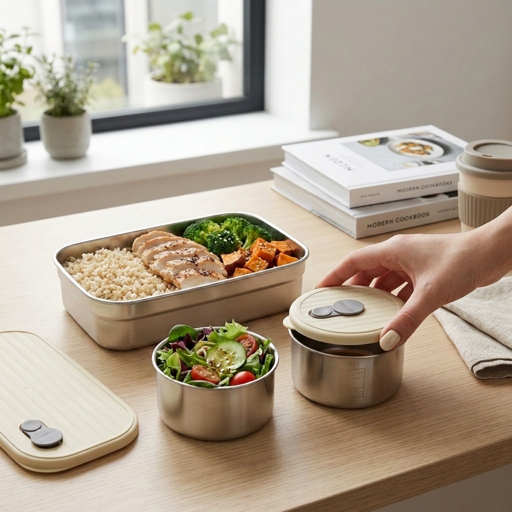 Meal Prep List - Kotak Bento dari Baja Anti Karat
