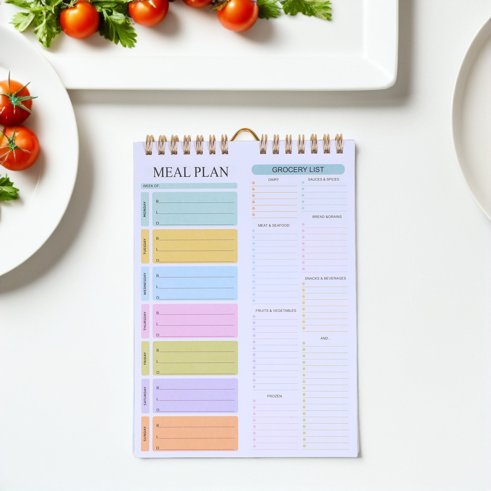 Meal Prep Menu - Buku Catatan Perencana Makanan Mingguan 52