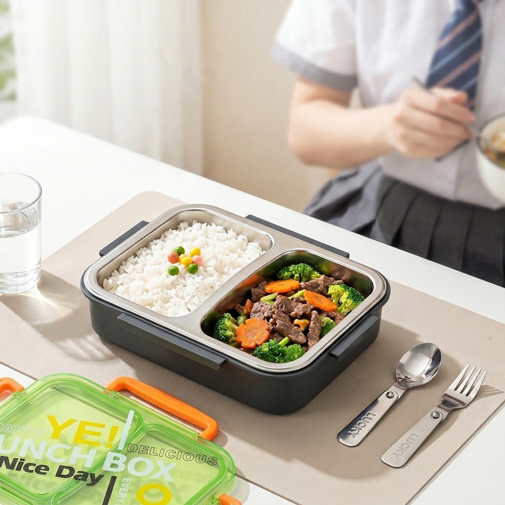 Meal Prep List - Kotak Makan Bento Stainless Steel 304