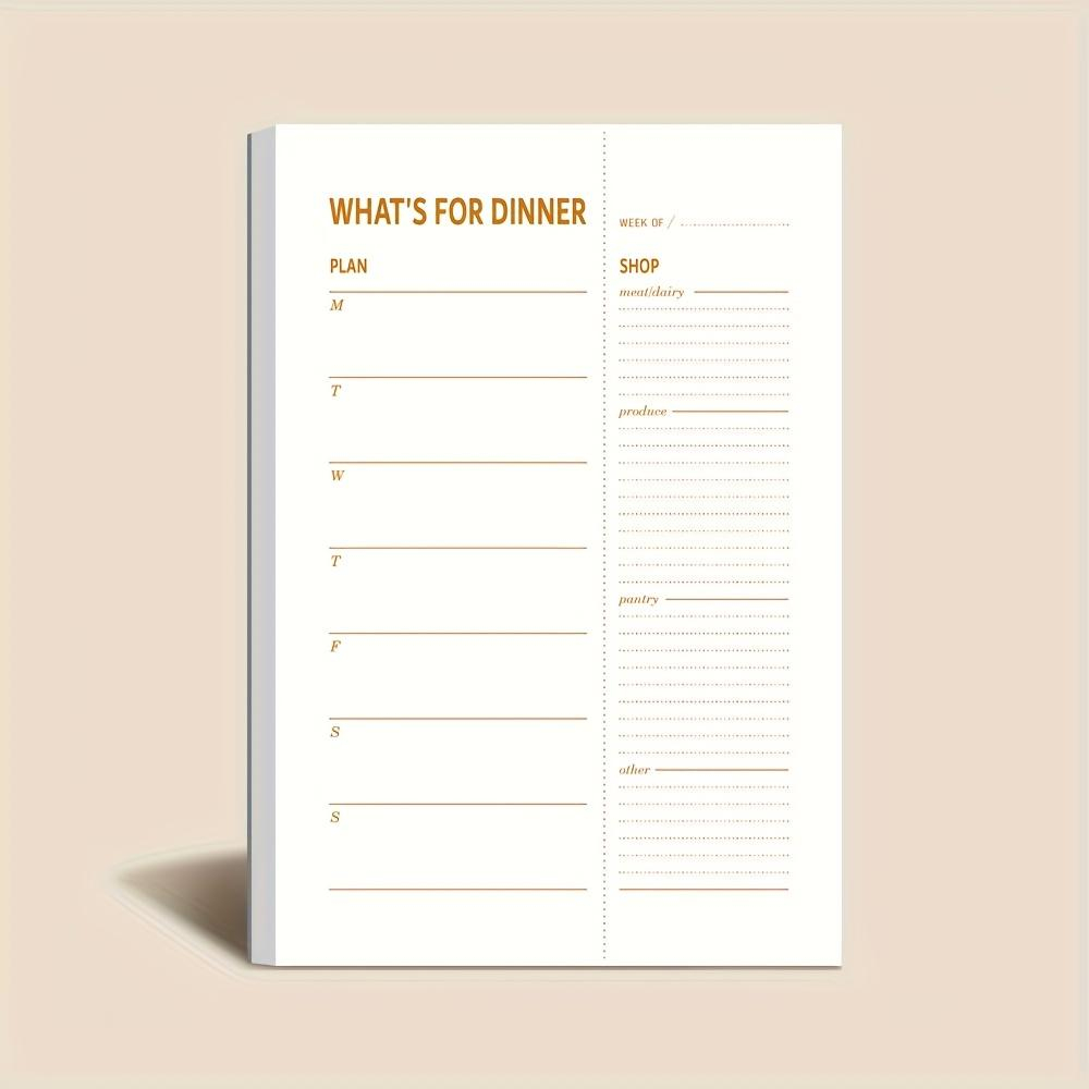 Meal Prep Menu - 1 buah Buku Catatan Rencana Diet