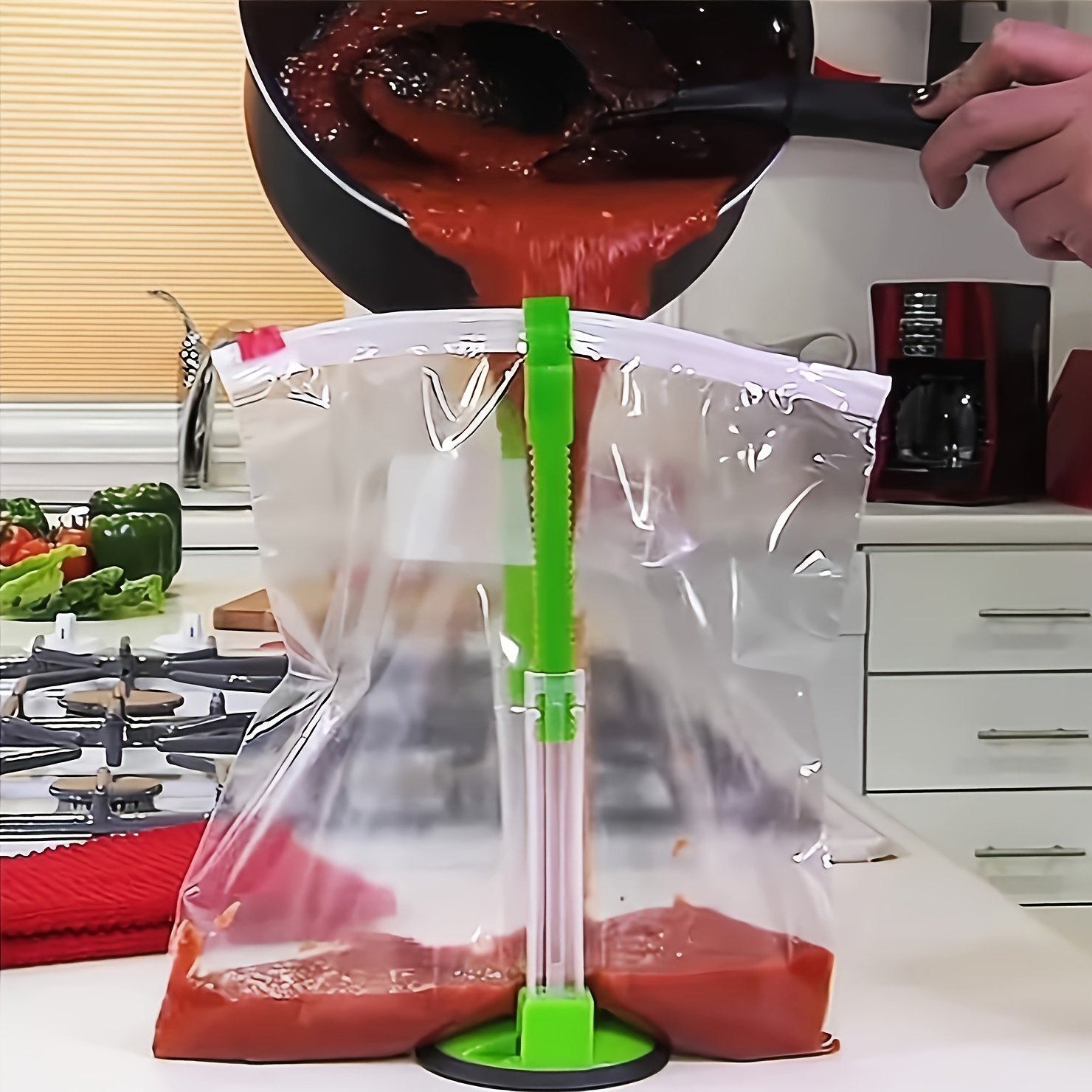Penyangga Kantong Plastik deng - Meal Prep Chef ulasan dan harga