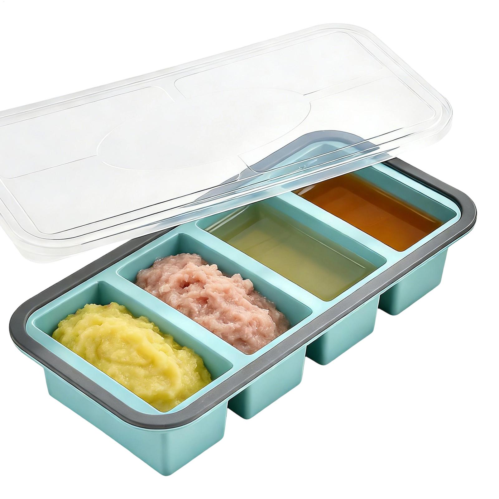 Cetakan Baki Es Silikon dengan - Meal Prep Chia Pudding ulasan dan harga
