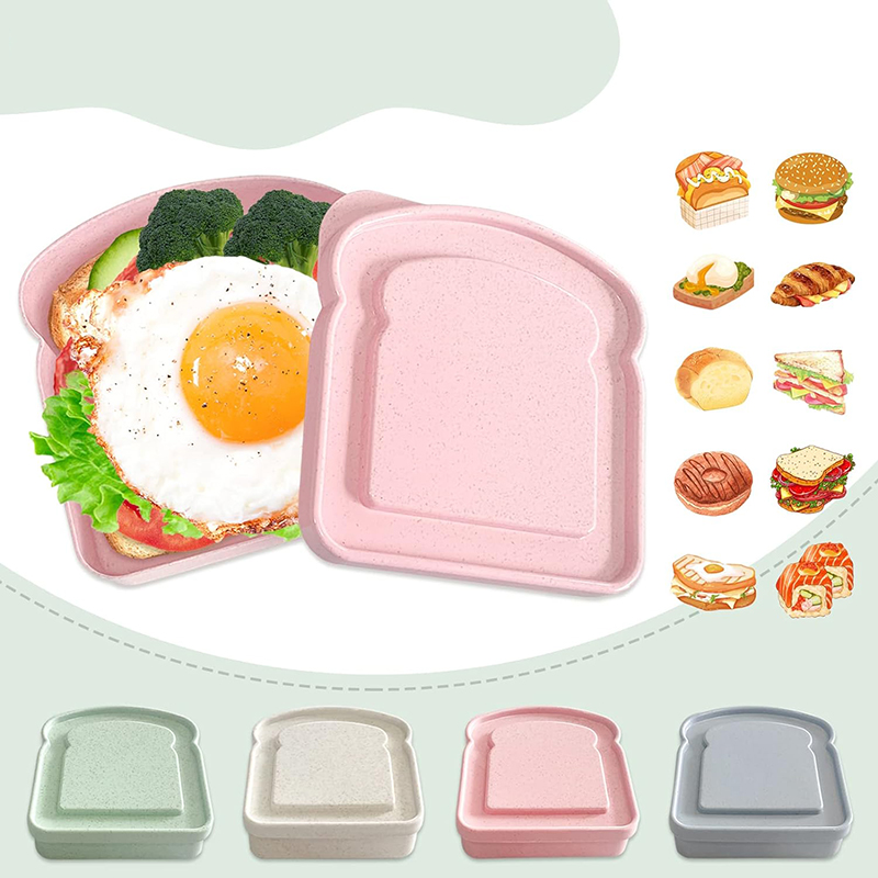 Wadah Sandwich kotak makan sia - Meal Prep Box ulasan dan harga