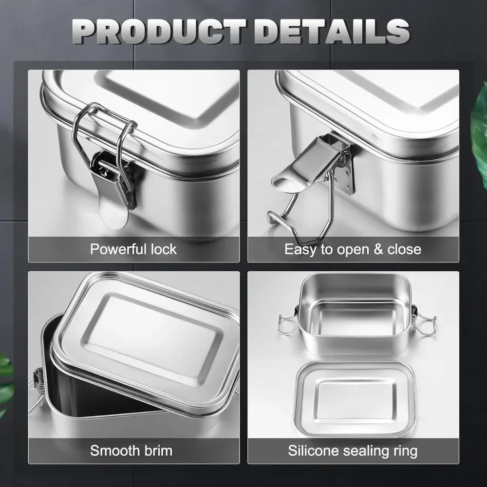 Kotak Makan Siang Baja Tahan K - Meal Prep List ulasan dan harga