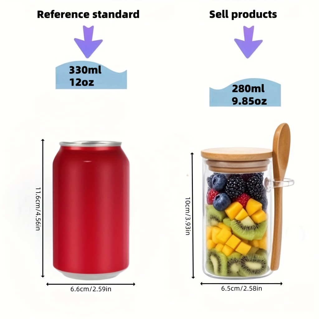 4/8/12 Buah, Cangkir Sarapan O - Meal Prep Chia Pudding ulasan dan harga
