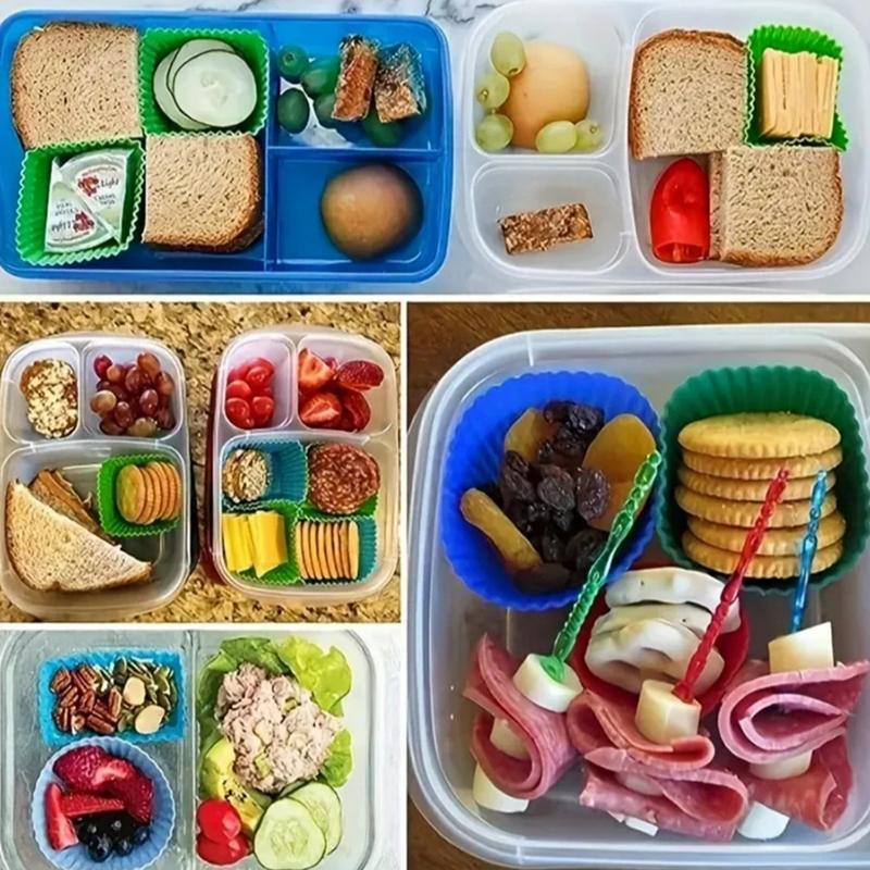 ● 12/24 Buah Pembagi Kotak Mak - Meal Prep Template ulasan dan harga