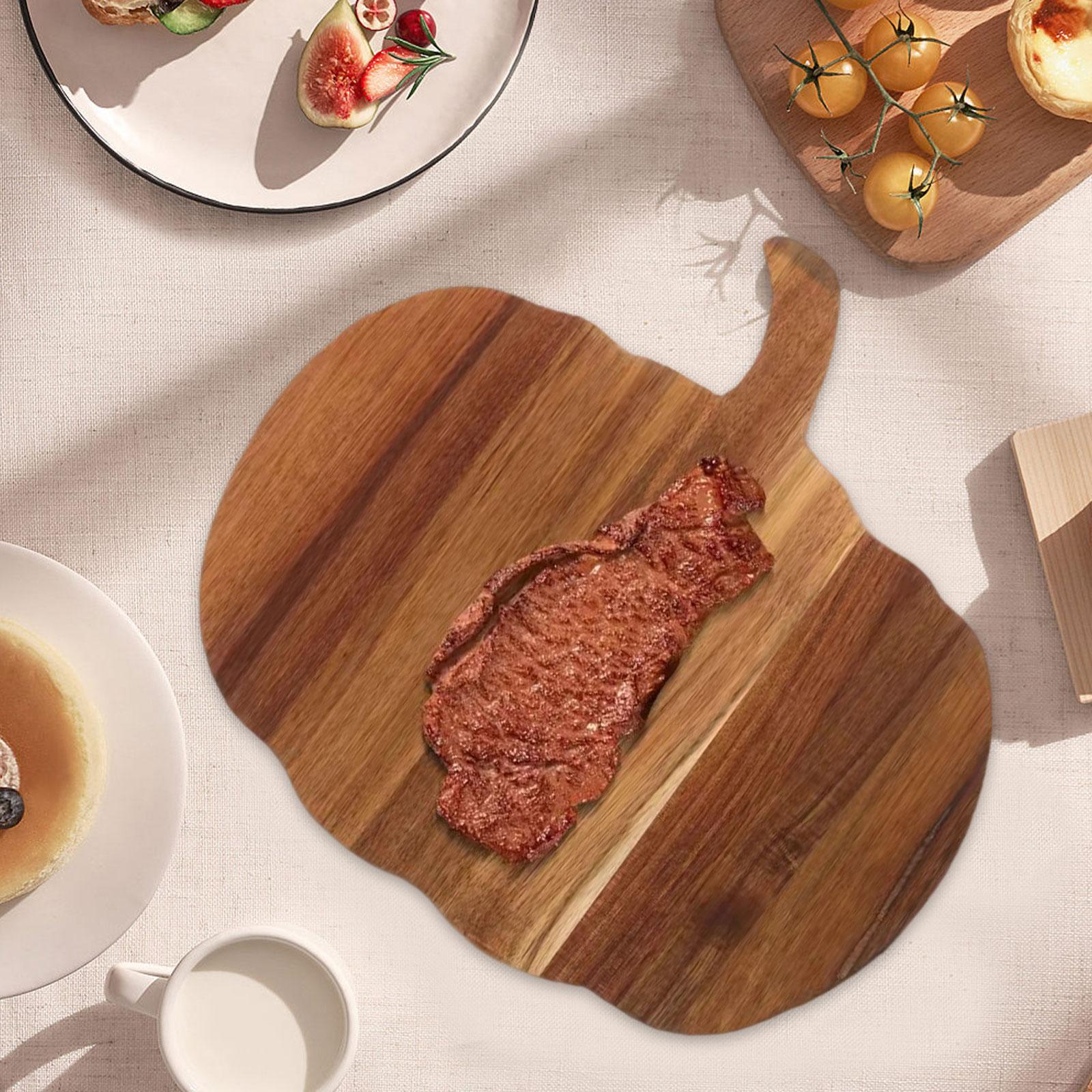 Talenan Kayu Bentuk Labu Hallo - Meal Prep Chef ulasan dan harga