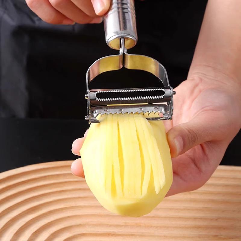 Pengupas Baja Tahan Karat Fung - Meal Prep Chef ulasan dan harga
