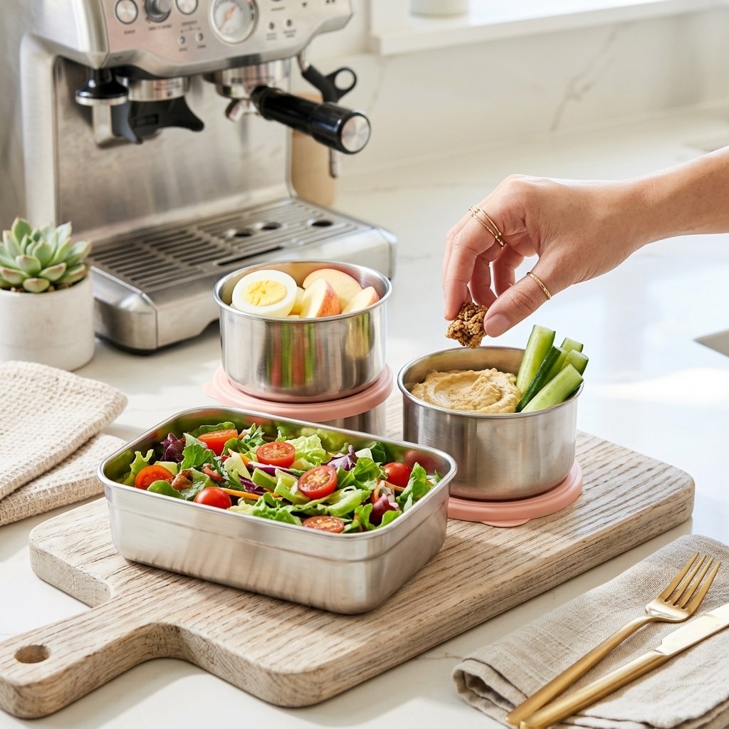 Kotak Makan Siang Anti Karat 3 - Meal Prep List ulasan dan harga