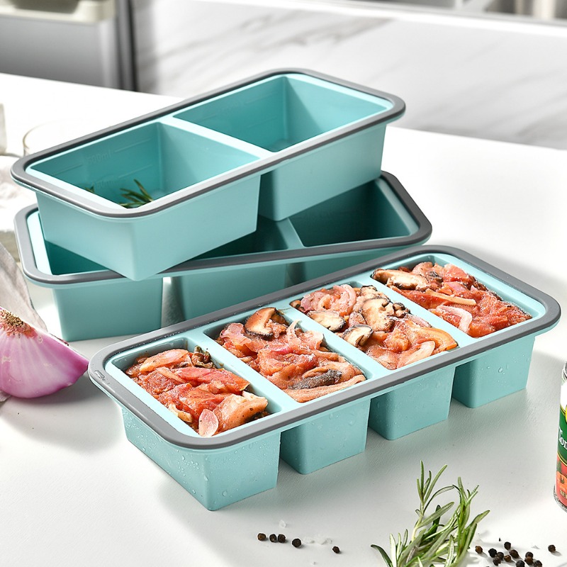Cetakan Es Batu Besar - Wadah  - Meal Prep Chia Pudding ulasan dan harga