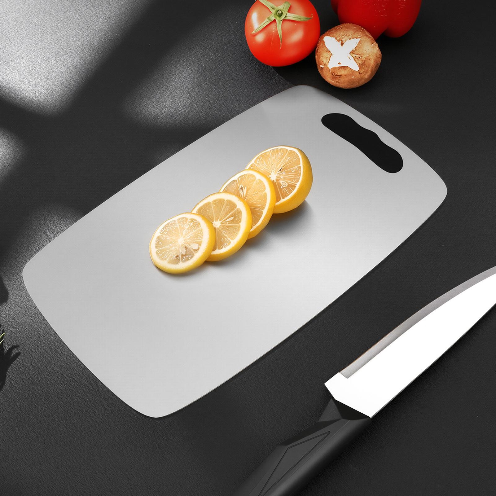 Papan Pemotong Stainless Steel - Meal Prep With Chicken ulasan dan harga