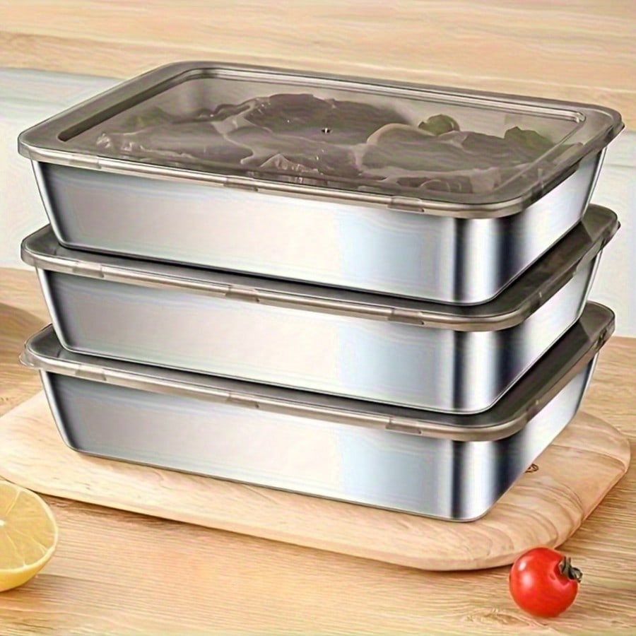 6pcs (3 Kotak + 3 Tutup) Set W - Meal Prep Box ulasan dan harga
