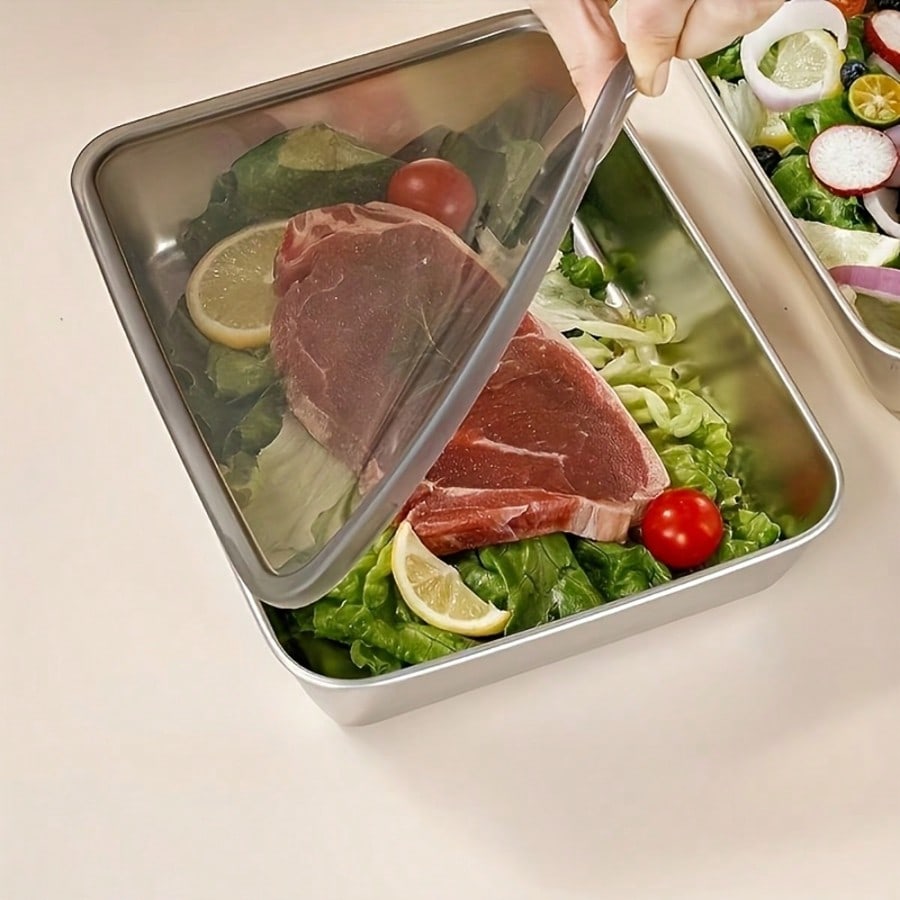 6pcs (3 Kotak + 3 Tutup) Set W - Meal Prep Box ulasan dan harga