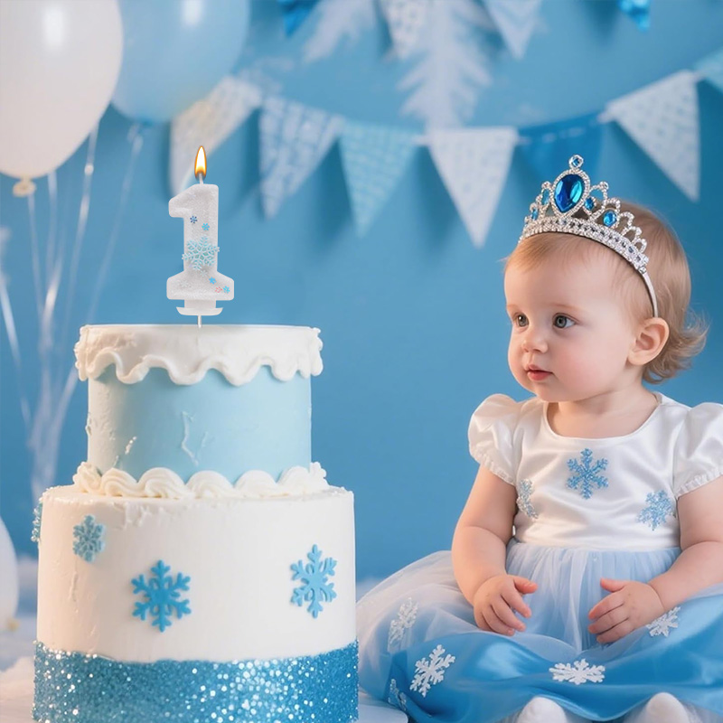 Lilin Kue Angka Putih Kepingan - Meal Prep Frozen ulasan dan harga