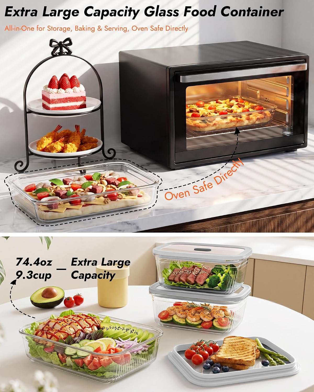 2 Paket Wadah Penyimpanan Maka - Meal Prep Box ulasan dan harga
