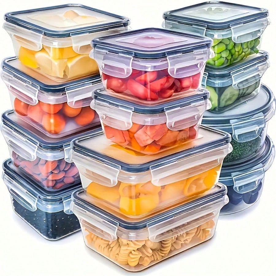 Set Wadah Makanan 24-Potong, K - Meal Prep Box ulasan dan harga