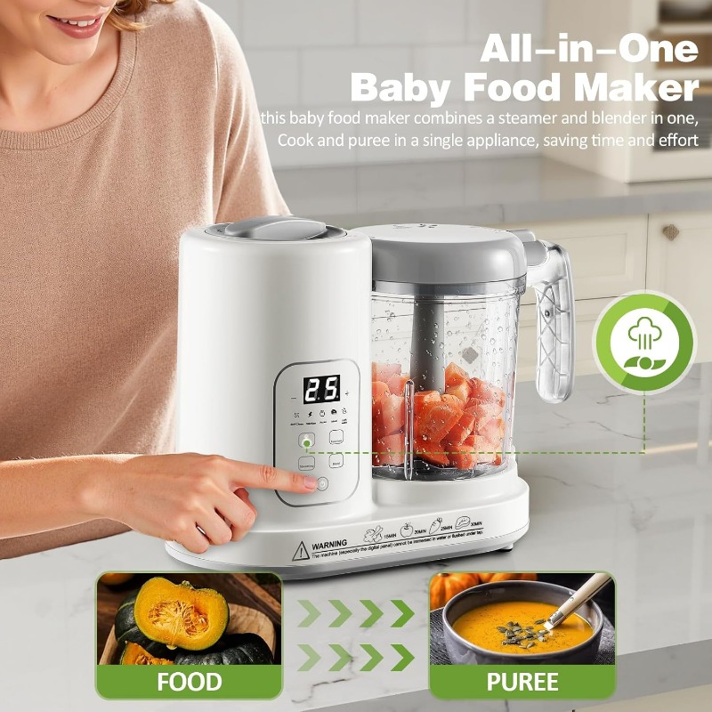 Pembuat Makanan Bayi Steamer B - Meal Prep Smoothies ulasan dan harga