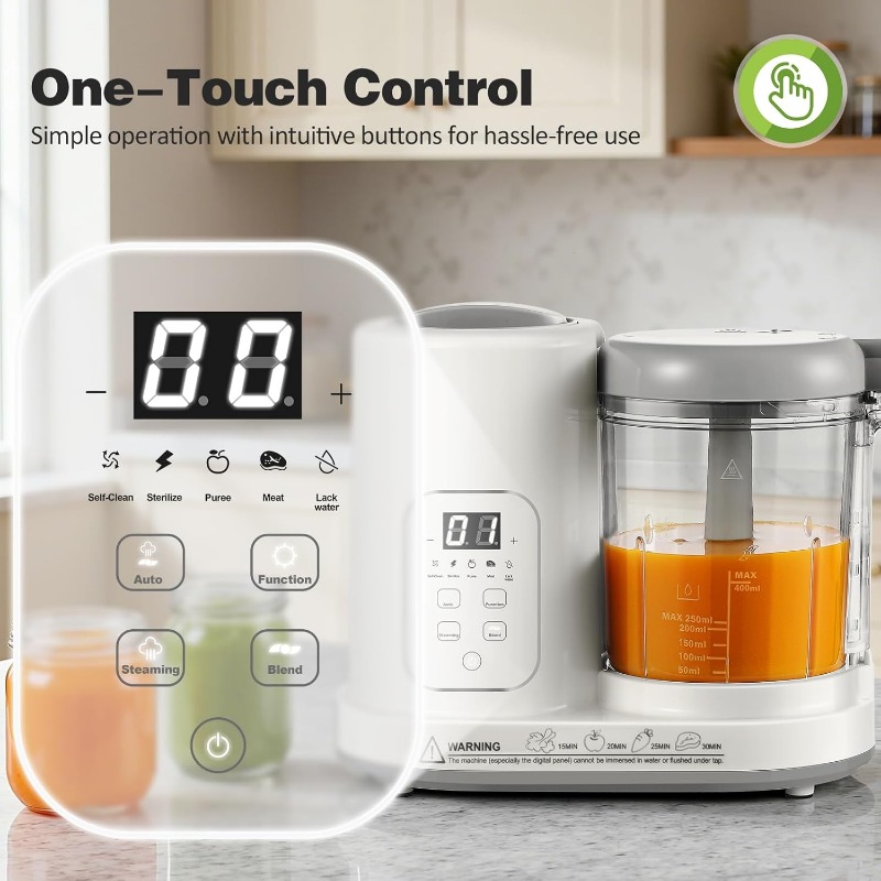 Pembuat Makanan Bayi Steamer B - Meal Prep Smoothies ulasan dan harga