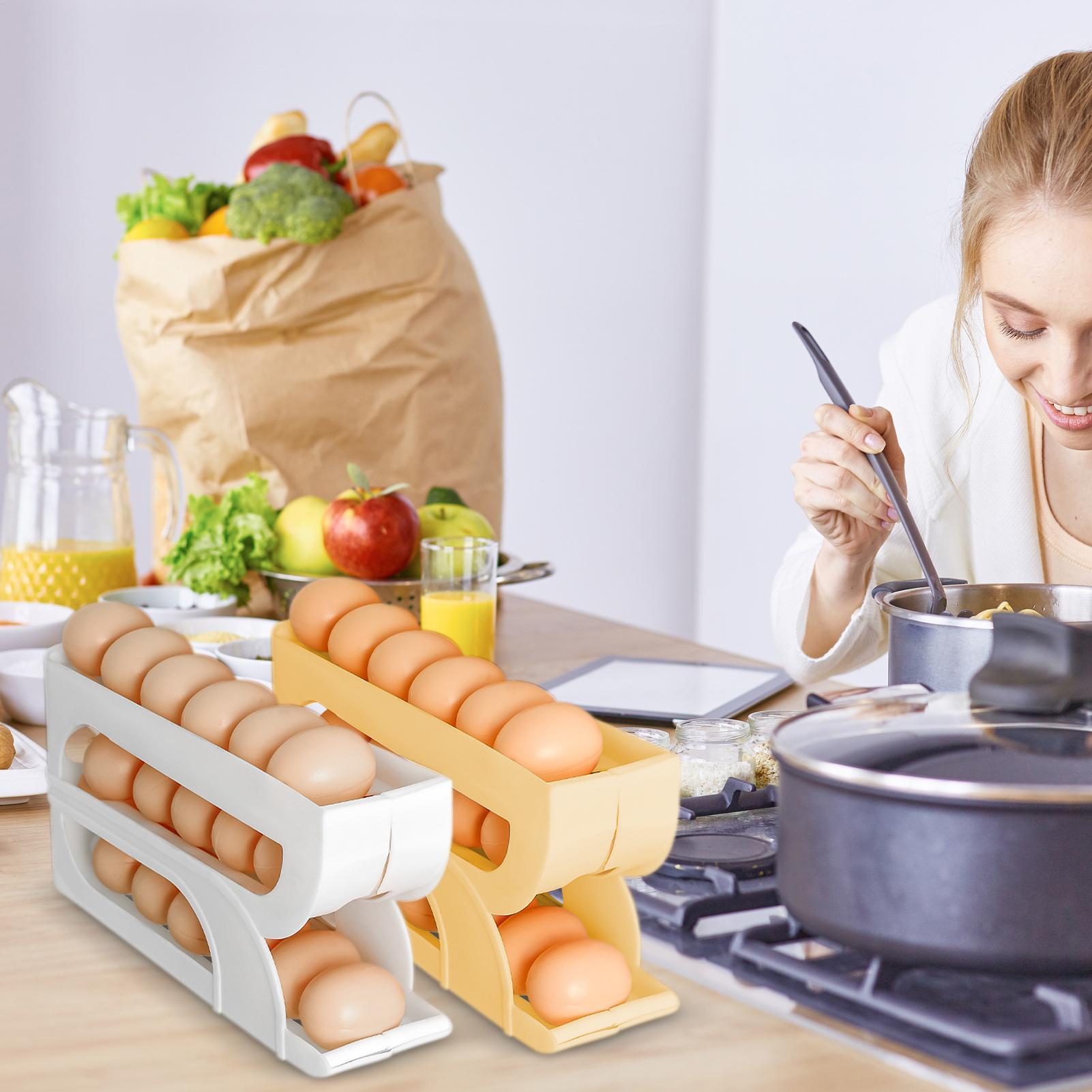 Dispenser Telur untuk Kulkas 3 - Meal Prep List ulasan dan harga