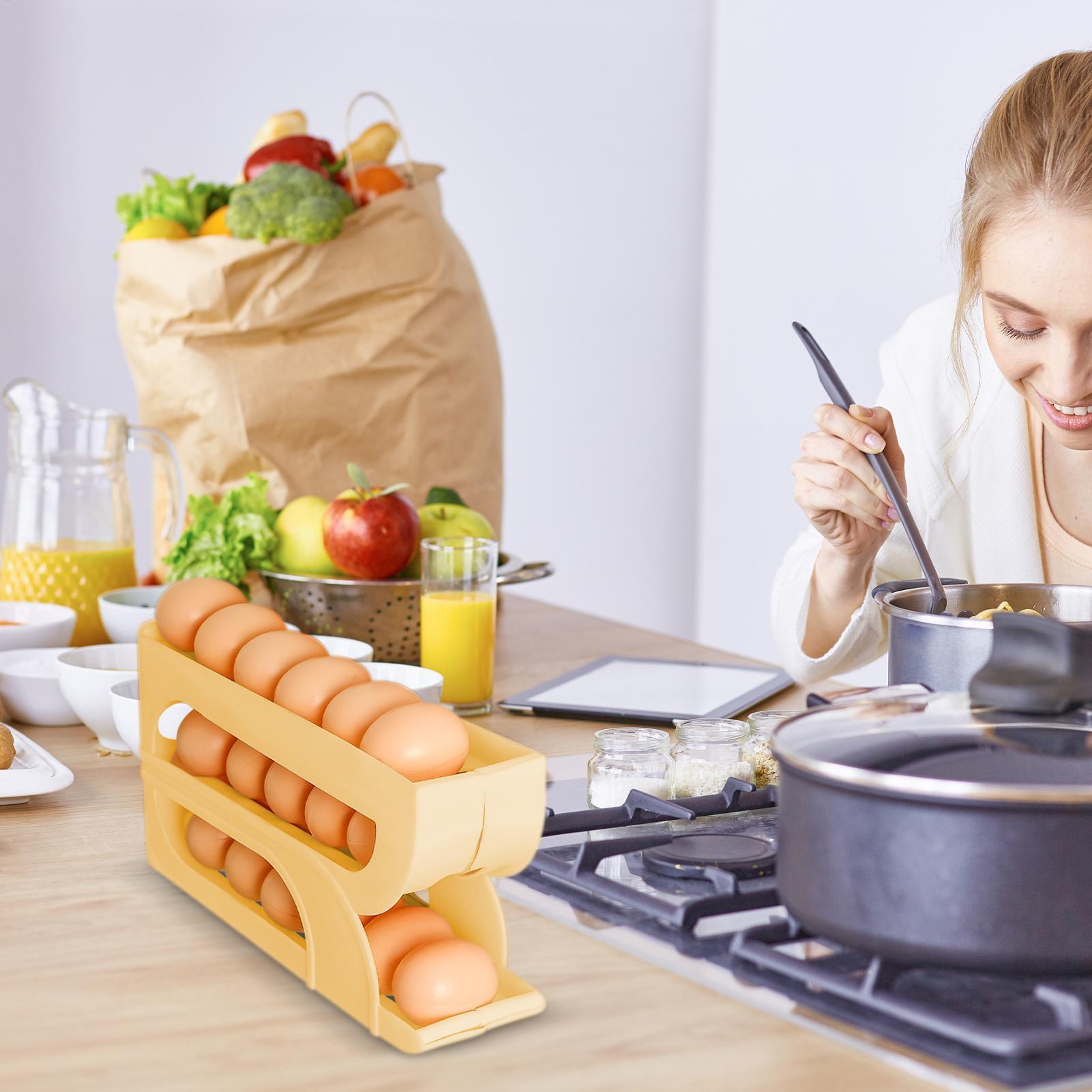 Dispenser Telur untuk Kulkas 3 - Meal Prep List ulasan dan harga