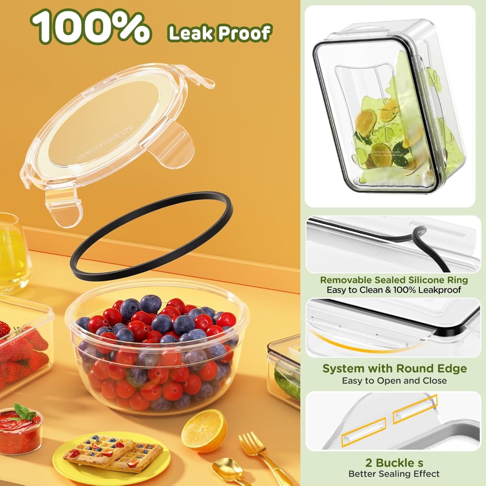 40 Wadah Penyimpanan Makanan,  - Meal Prep Chef ulasan dan harga
