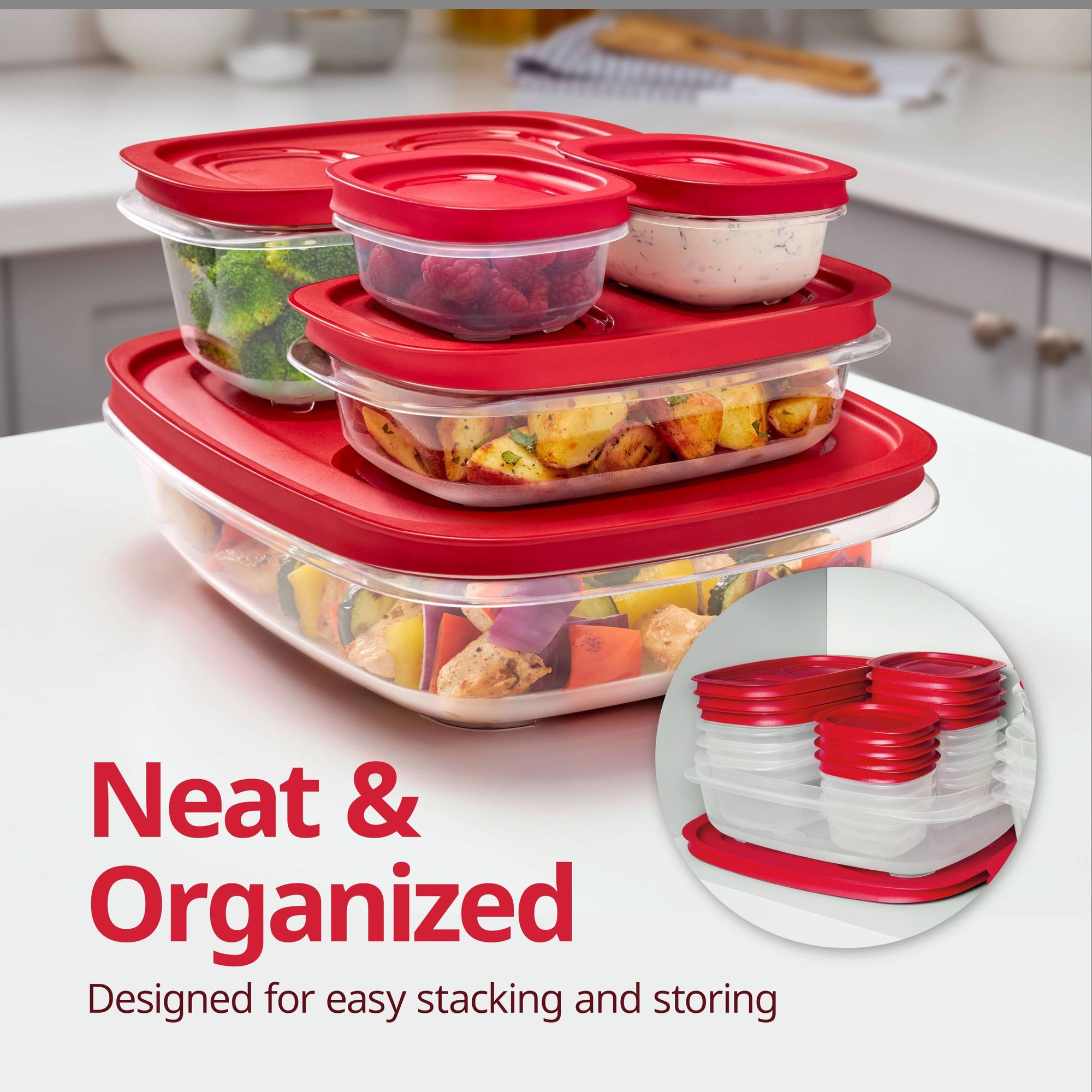Wadah Penyimpanan Makanan Pers - Meal Prep Box ulasan dan harga