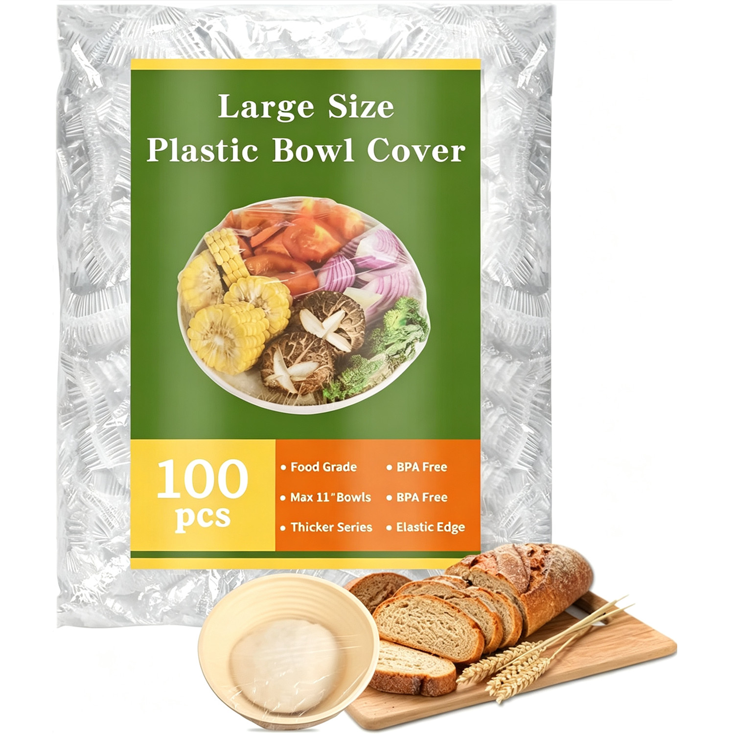 100 Bungkus Plastik Elastis Be - Meal Prep List ulasan dan harga