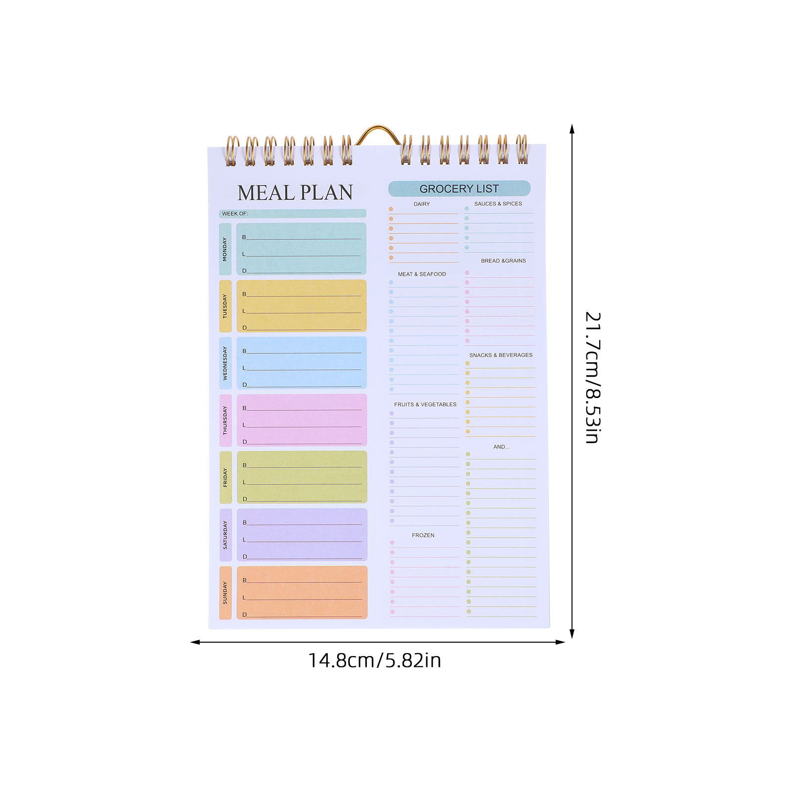 Buku Catatan Perencana Makanan - Meal Prep Menu ulasan dan harga