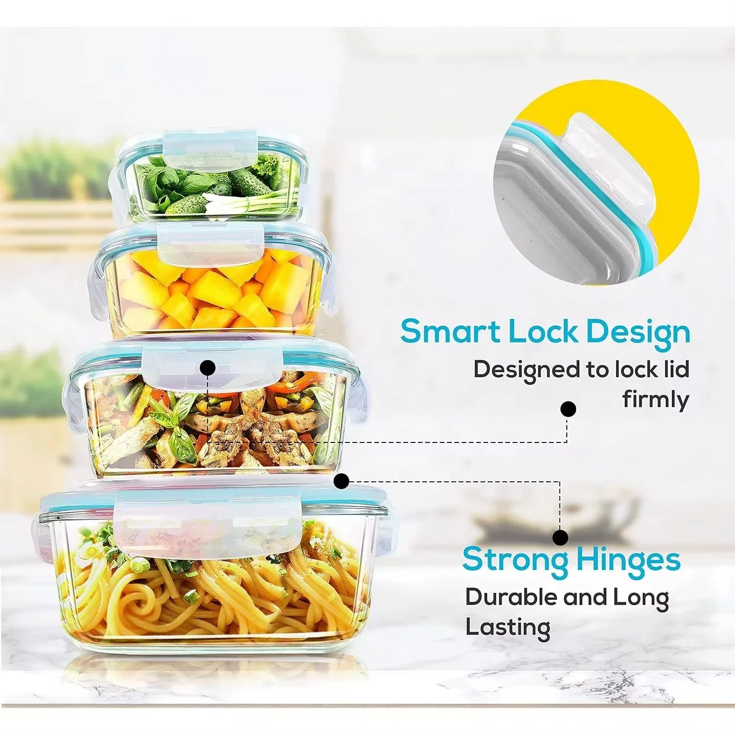 Wadah Penyimpanan Makanan Kota - Meal Prep List ulasan dan harga
