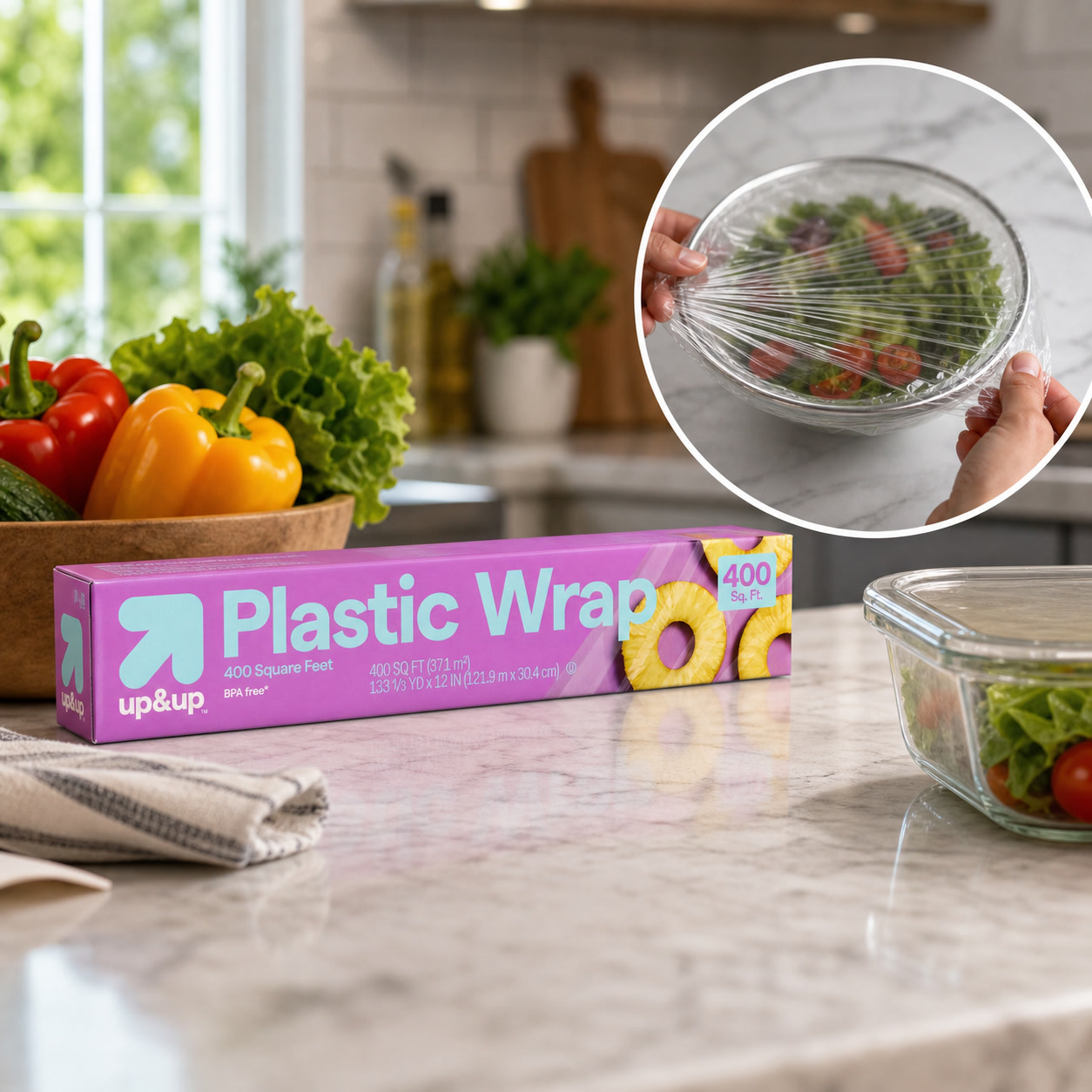 Pembungkus Makanan Plastik Ama - Meal Prep Wraps ulasan dan harga
