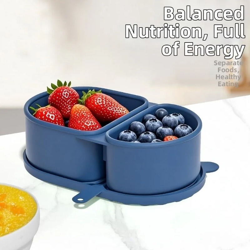 Kotak Makan Silikon Food Grade - Meal Prep Chia Pudding ulasan dan harga