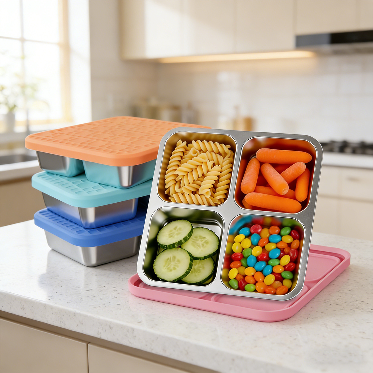 Wadah Makan Stainless Steel 30 - Meal Prep Box ulasan dan harga