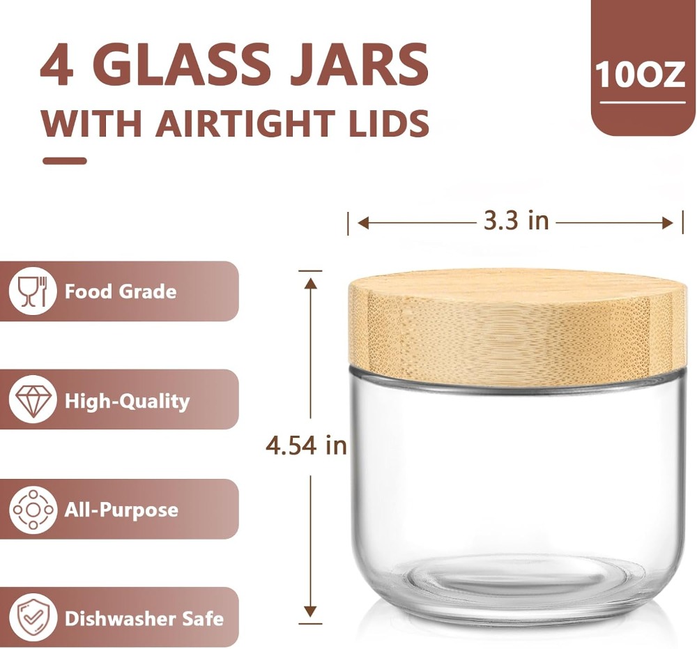 10 Oz Wadah Overnight Oats den - Meal Prep Chia Pudding ulasan dan harga